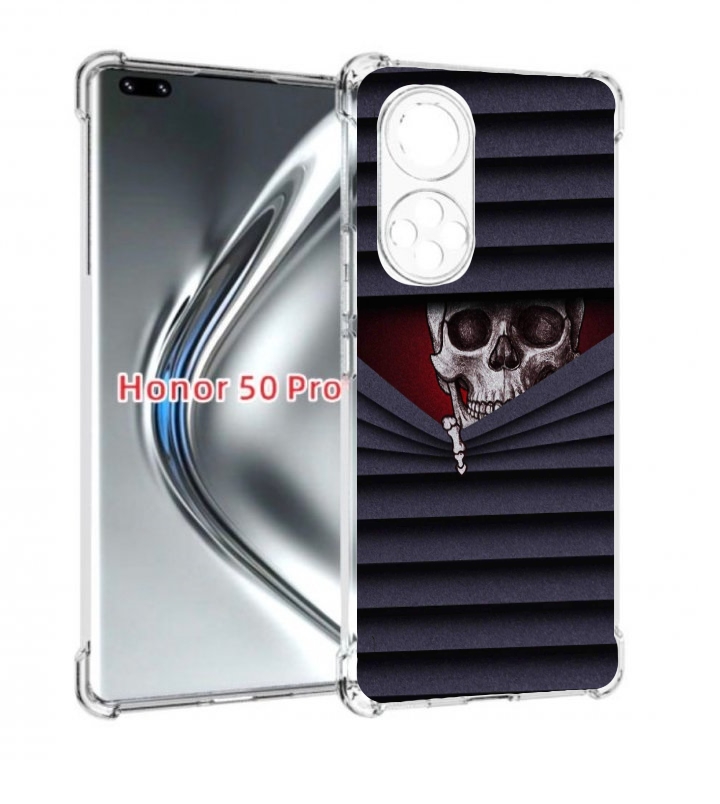 

Чехол бампер MyPads подглядываю для Honor 50 Pro/Nova 9 P, Прозрачный, Tocco