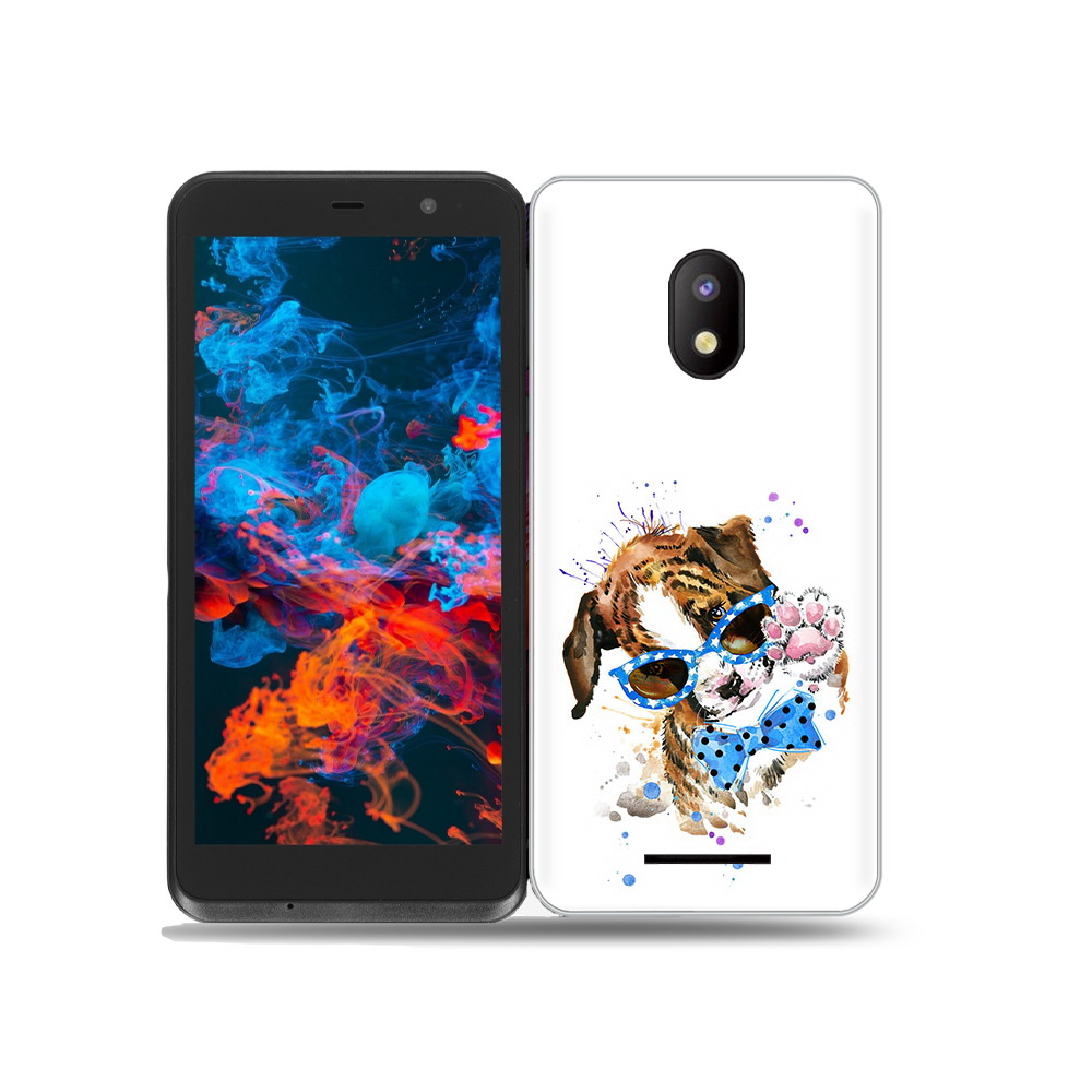 

Чехол MyPads Tocco для BQ 5045L Wallet лапочка, Прозрачный, Tocco