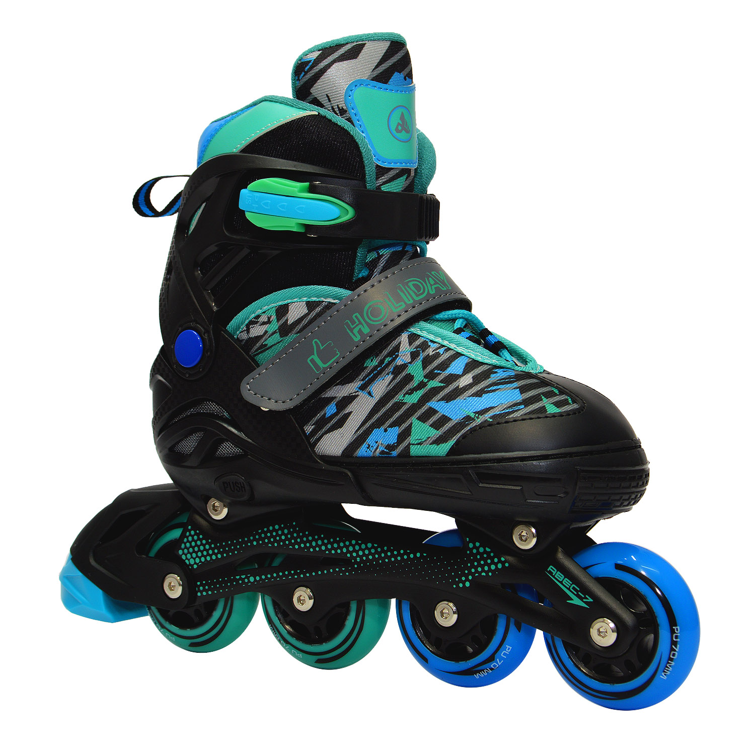 Роликовые коньки Alpha Caprice Holiday, S, синий