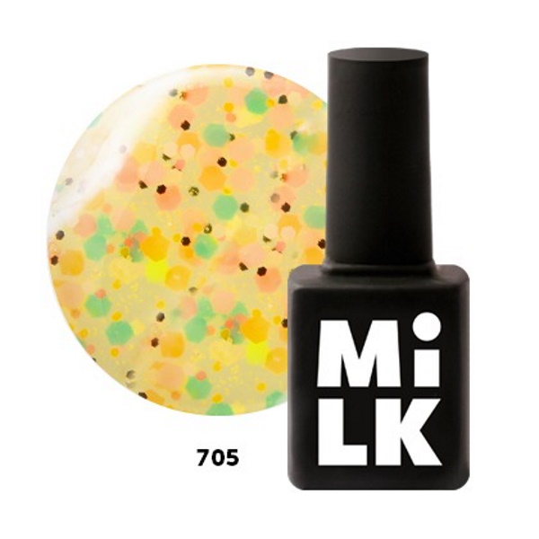 фото Гель-лак milkgel orbeez №705 glow stars, 9 мл