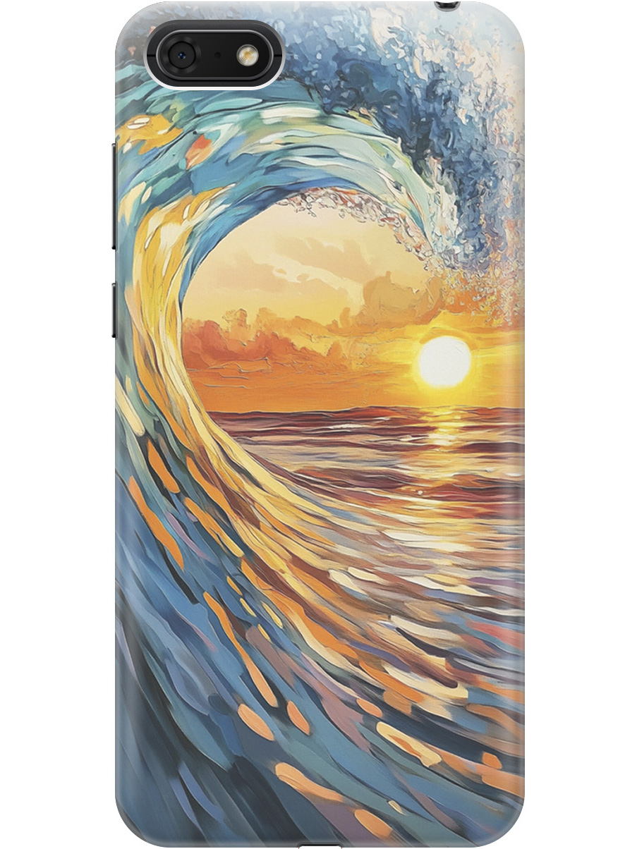 

Силиконовый чехол на Honor 7A / 7S / Huawei Y5 (2018) / Y5 Prime (2018) с принтом 857237, Прозрачный;желтый;синий, 717872941