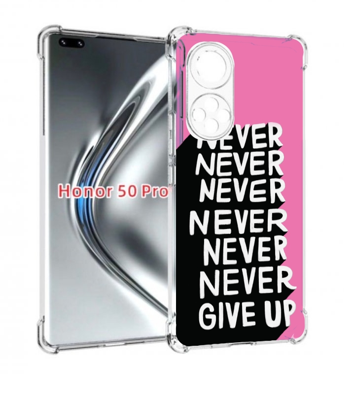 

Чехол бампер MyPads никогда для Honor 50 Pro/Nova 9 Pro п, Прозрачный, Tocco