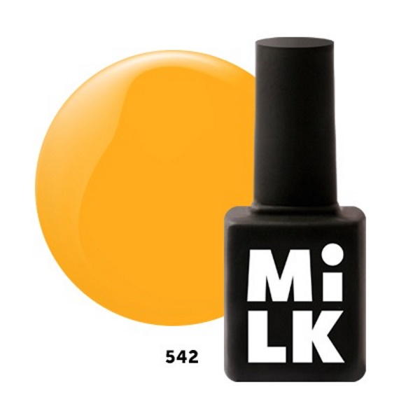 фото Гель-лак milkgel slime №542 shock orange, 9 мл