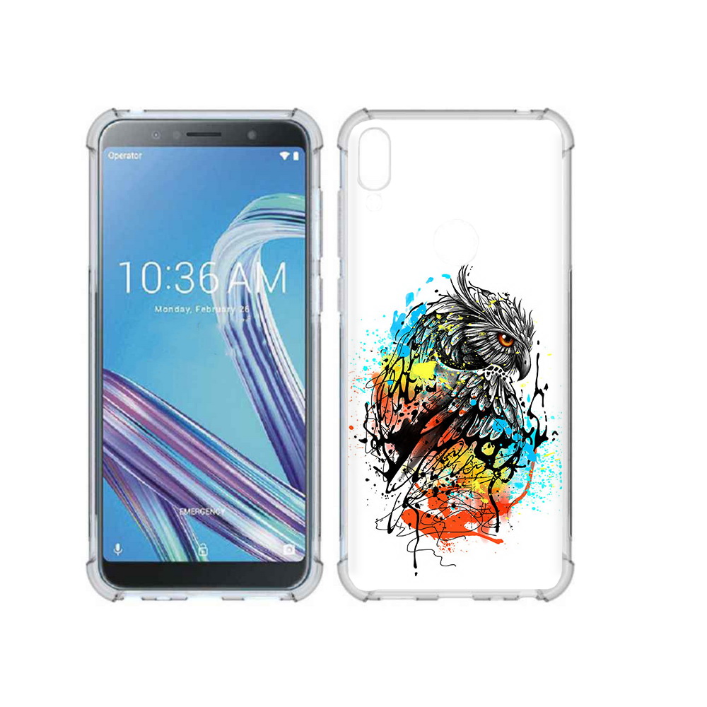 

Чехол MyPads Tocco для Asus ZenFone Max Pro (ZB602KL) Творческая сова, Прозрачный, Tocco