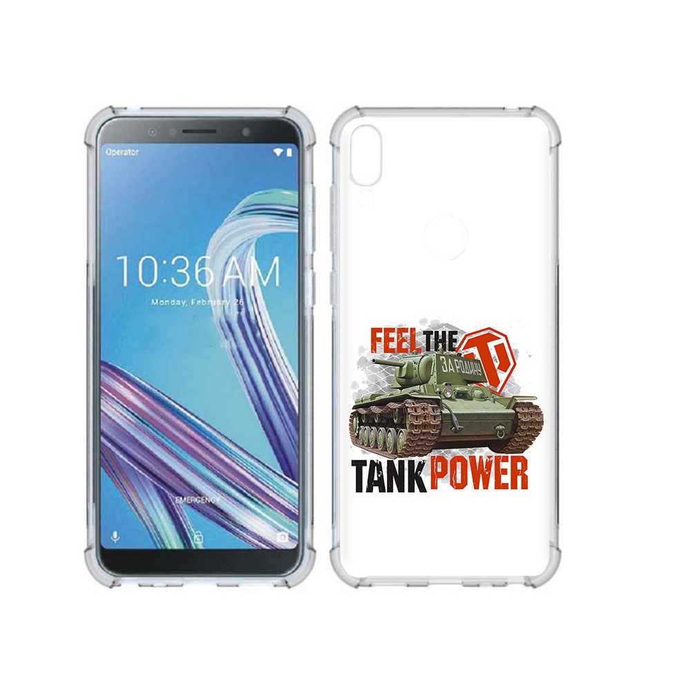 

Чехол MyPads Tocco для Asus ZenFone Max Pro (ZB602KL) Танк, Прозрачный, Tocco