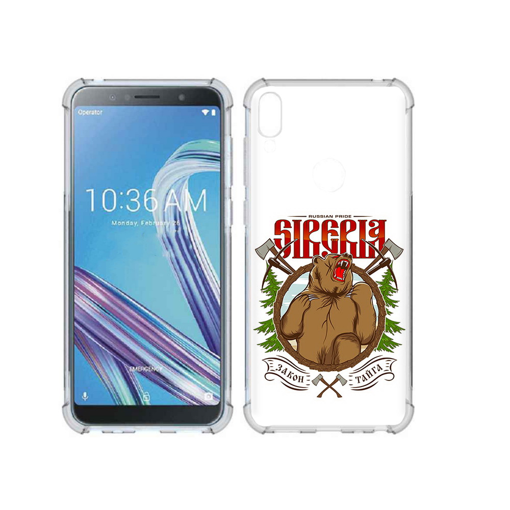 

Чехол MyPads Tocco для Asus ZenFone Max Pro (ZB602KL) Тайга, Прозрачный, Tocco