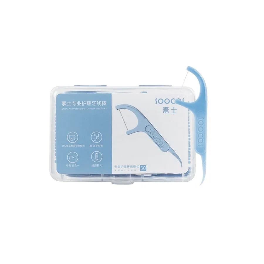 Зубная нить SOOCAS Dental Floss Pick (1 упаковка) 50шт (D1-CN1) (экосистема Xiaomi), флосс