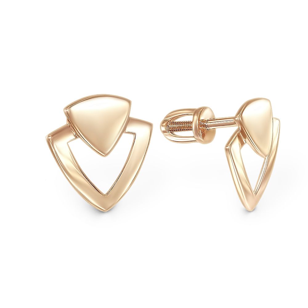 

Серьги пусеты из красного золота NEWGOLD 095912_07_01_000_0000, 095912_07_01_000_0000