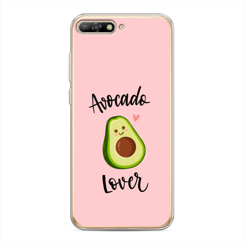 

Чехол на Huawei Y6 2018 "Avocado lover", Розовый;зеленый, 67850-6