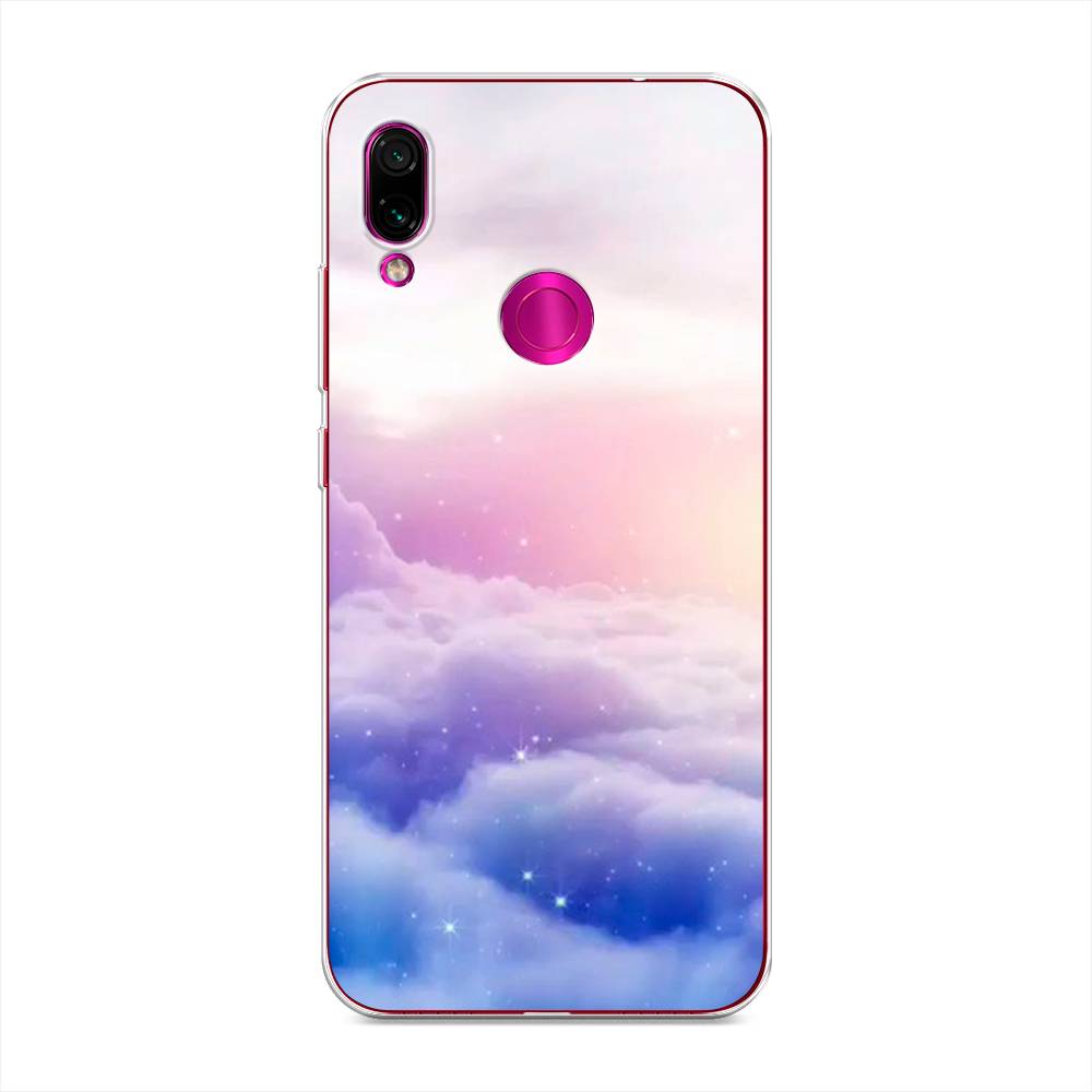 

Чехол на Xiaomi Redmi Note 7 "Небеса", Голубой;белый;розовый, 34750-2