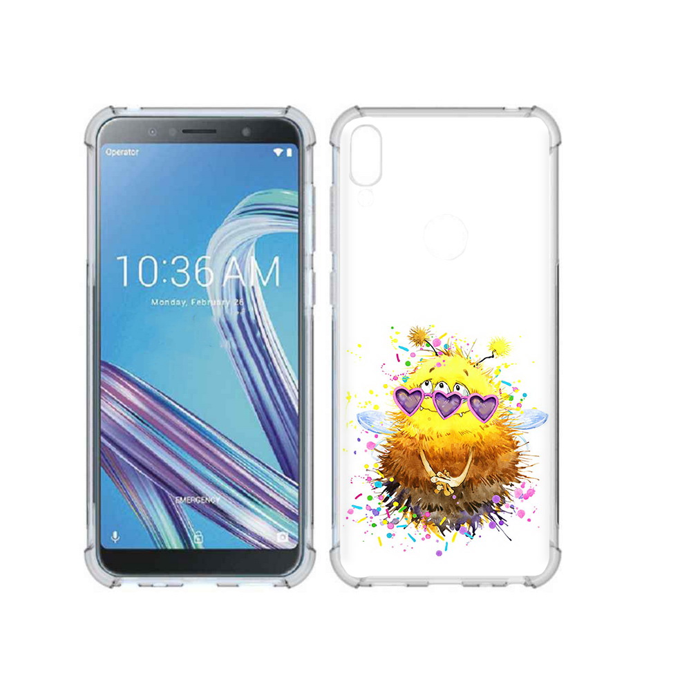 

Чехол MyPads Tocco для Asus ZenFone Max Pro (ZB602KL) Пушитый шмель, Прозрачный, Tocco
