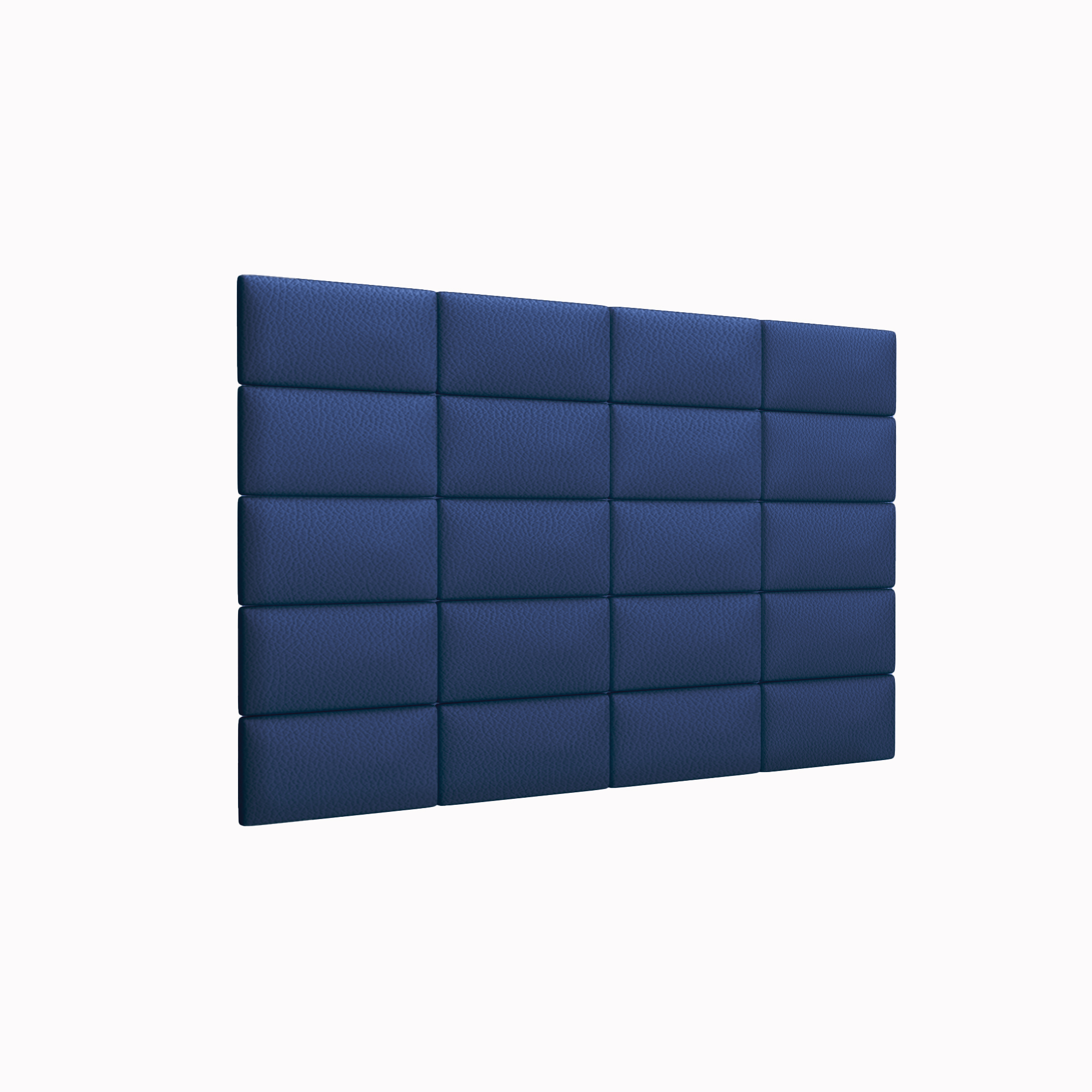 Мягкие стеновые панели Eco Leather Blue 15х30 см 4 шт. пуходерка пластиковая с самоочисткой большая 12 х 20 см синяя
