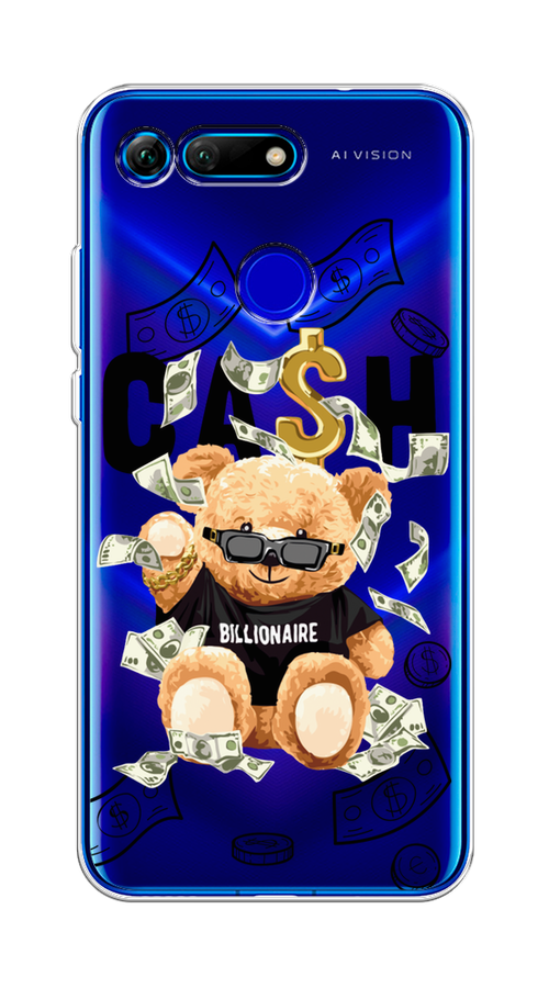 

Чехол на Honor V20 "Big cash", Черный;серый;бежевый, 67350-6