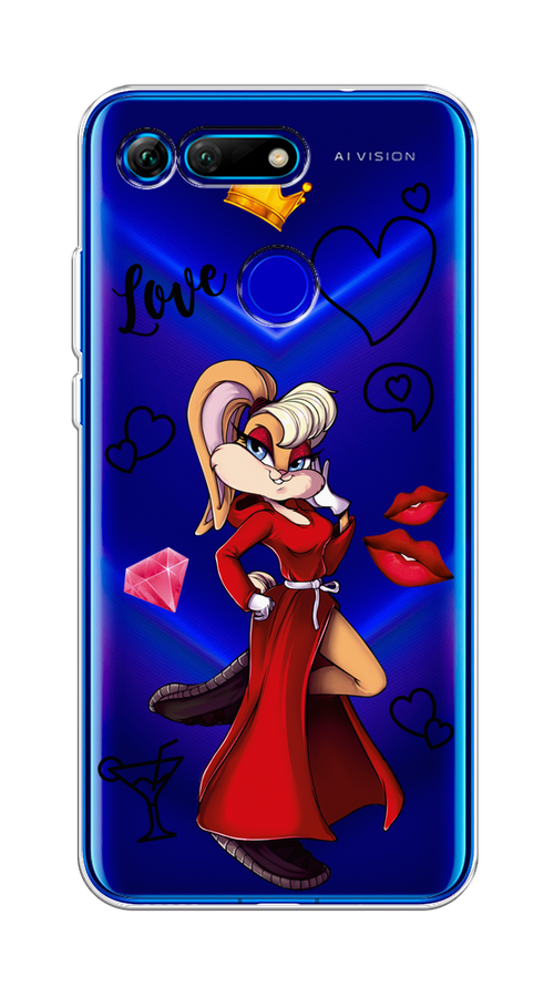 

Чехол на Honor V20 "Rich Lola Bunny", Красный;бежевый;оранжевый, 67350-6