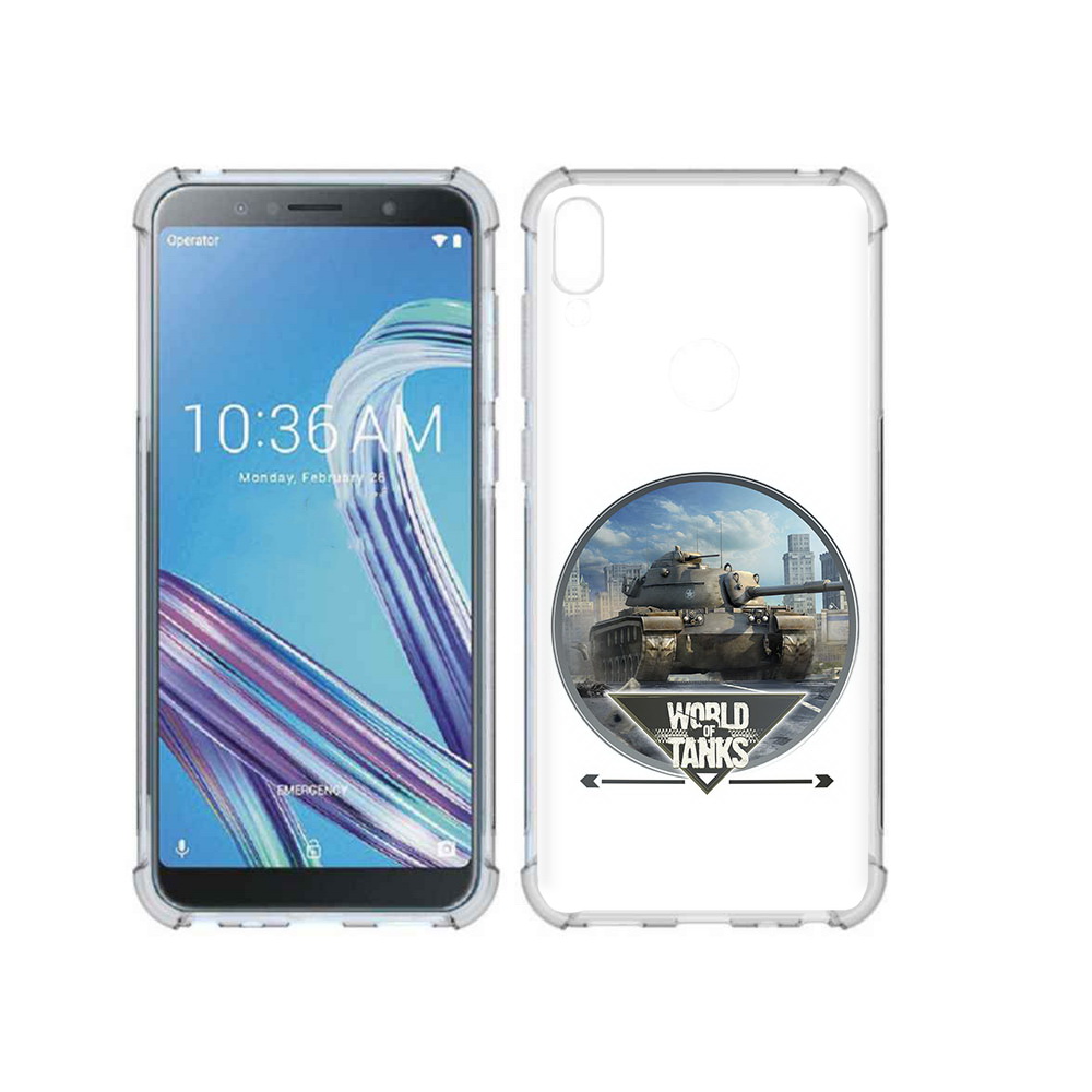 

Чехол MyPads Tocco для Asus ZenFone Max Pro (ZB602KL) Мир танков, Прозрачный, Tocco