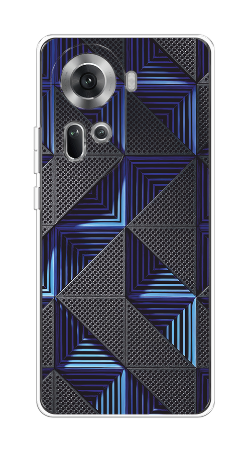 

Чехол на Oppo Reno 11 (Global) "IBM", Серый;синий, 2515850-1