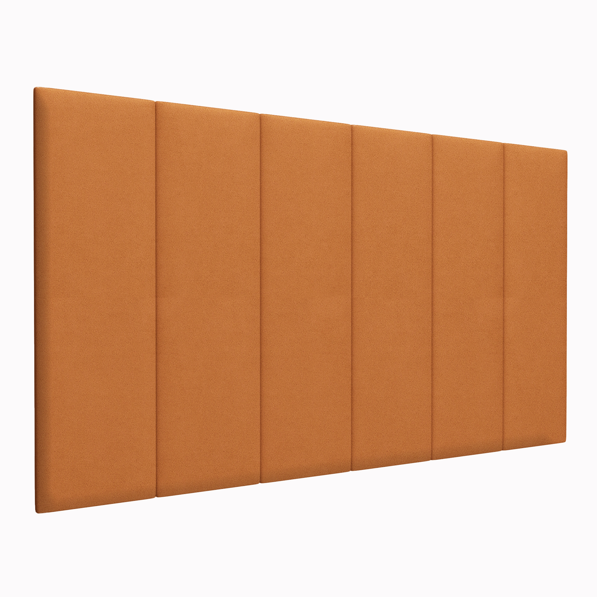 фото Мягкие стеновые панели velour orange 30х100 см 1 шт. tartilla