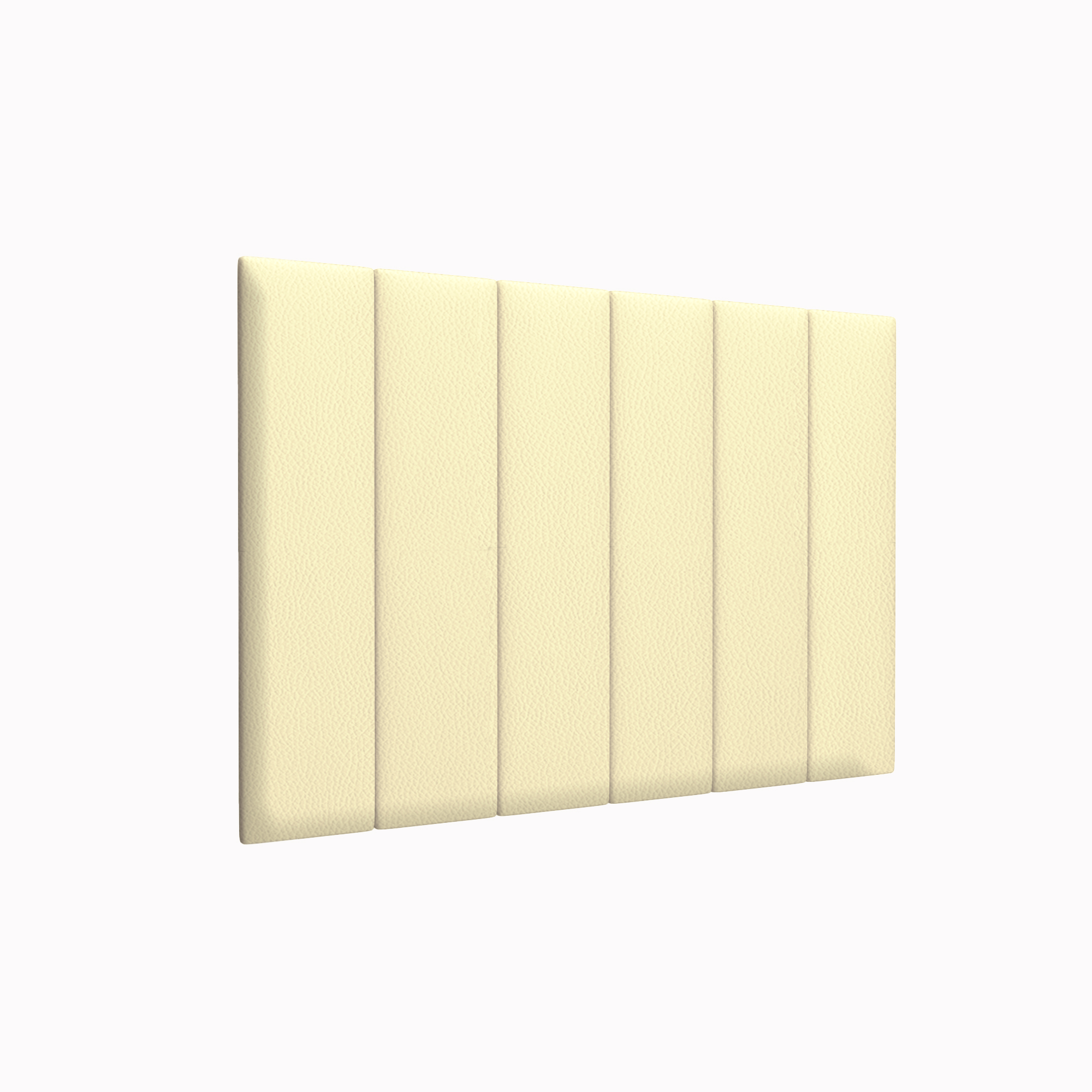 Мягкие стеновые панели Eco Leather Vanilla 20х80 см 4 шт. мягкие кубики плюшики весёлая азбука