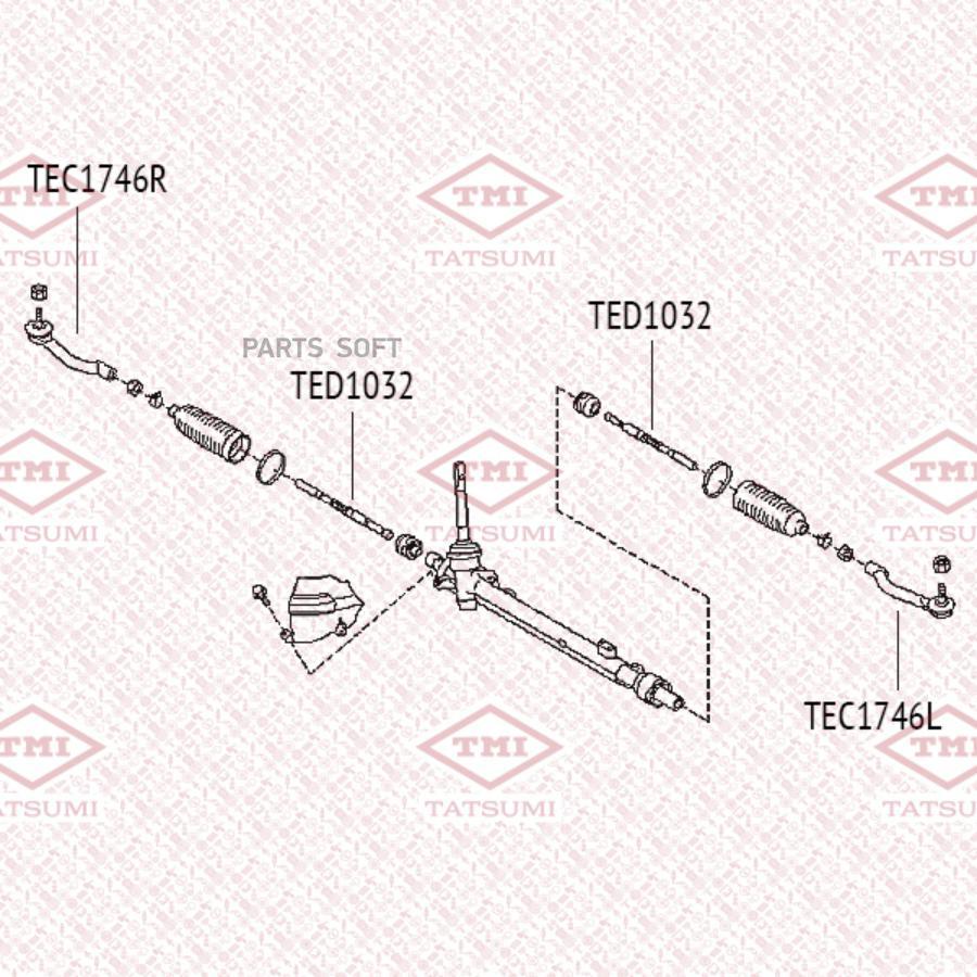 

Тяга Рулевая L/R TMI TATSUMI арт. TED1032