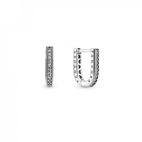 

Серьги из серебра с фианитом Pandora 299488C01, 299488C01