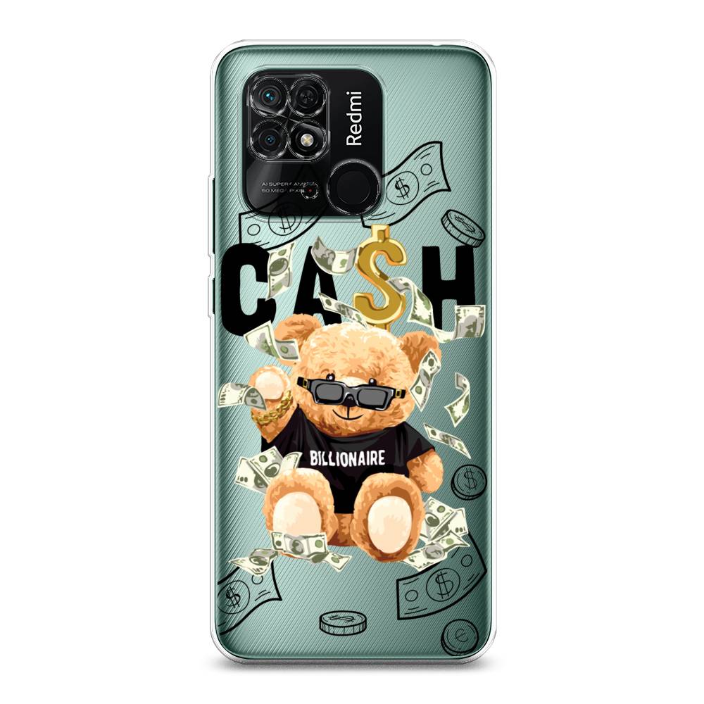 

Чехол на Xiaomi Redmi 10C "Big cash", Черный;серый;бежевый, 313450-6