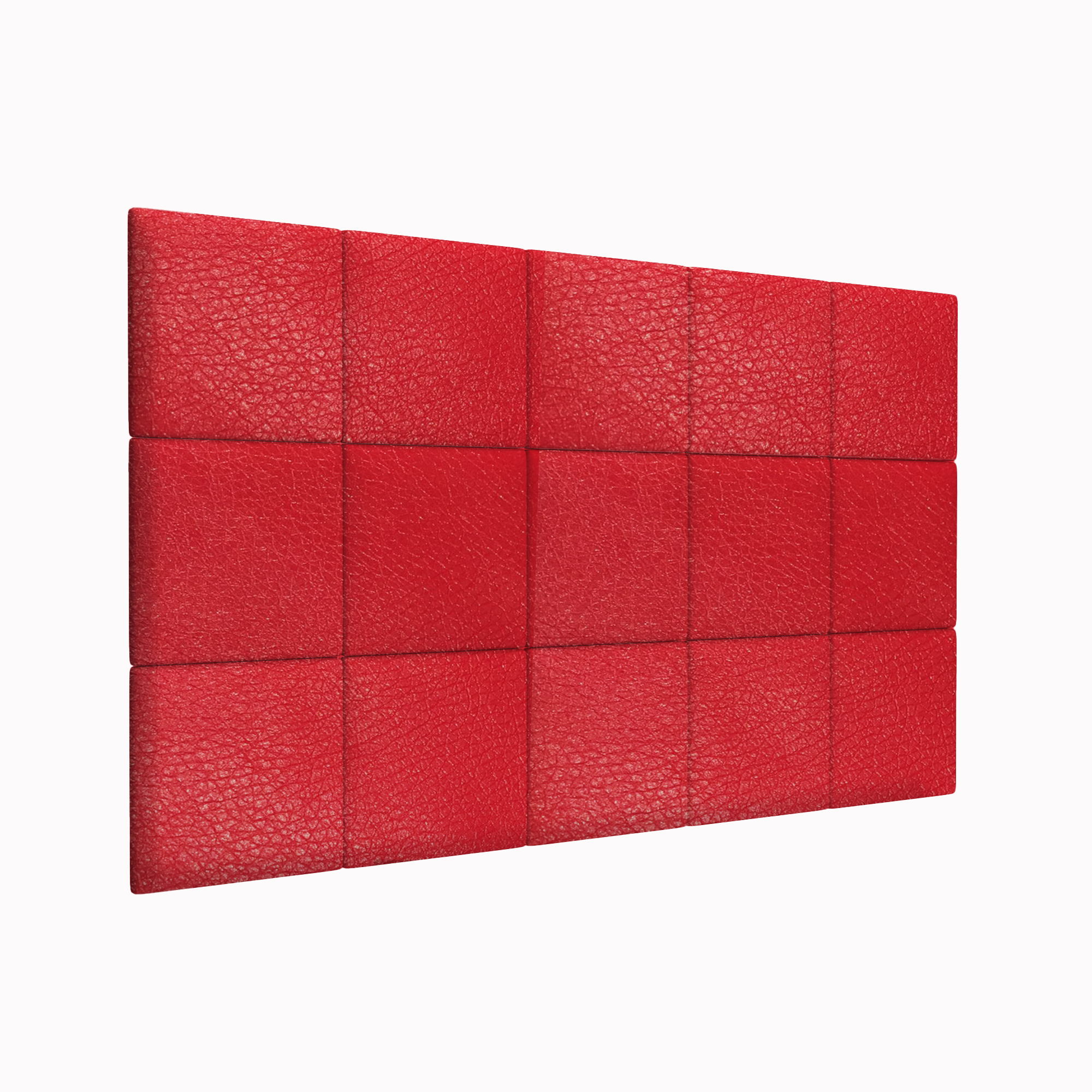 фото Мягкие стеновые панели eco leather red 30х30 см 4 шт. tartilla