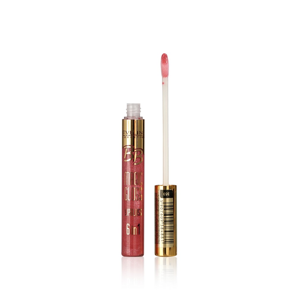 Блеск для губ Eveline BB MAGIC GLOSS LIPGLOSS 6 W 1 359 9мл 3d hydra lipgloss 3д увлажняющий блеск для губ