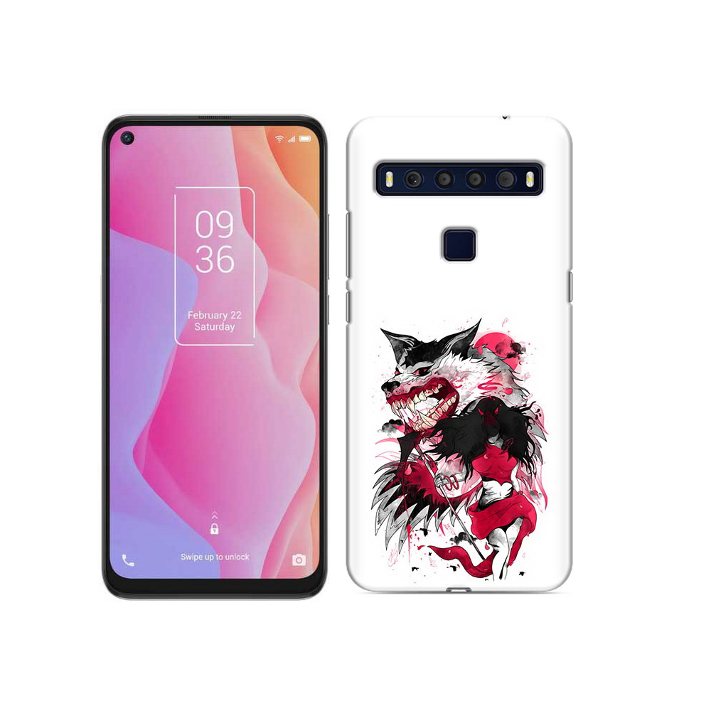 

Чехол MyPads Tocco для TCL 10L красная шапочка, Прозрачный, Tocco