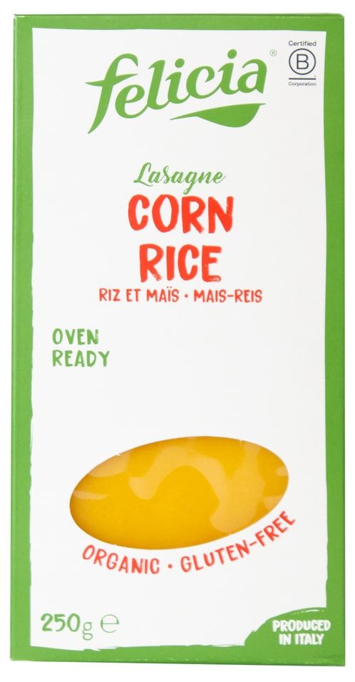 Макаронные изделия Felicia Lasagne corn and rice Лазанья 250 г 839₽