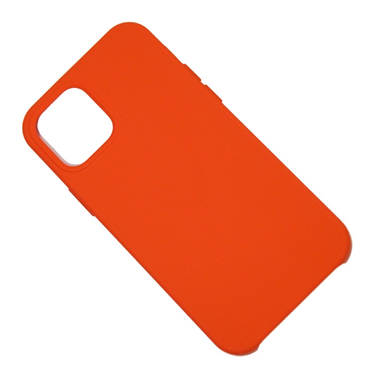 

Чехол для Apple iPhone 12, iPhone 12 Pro силиконовый Soft Touch <оранжевый> (премиум)