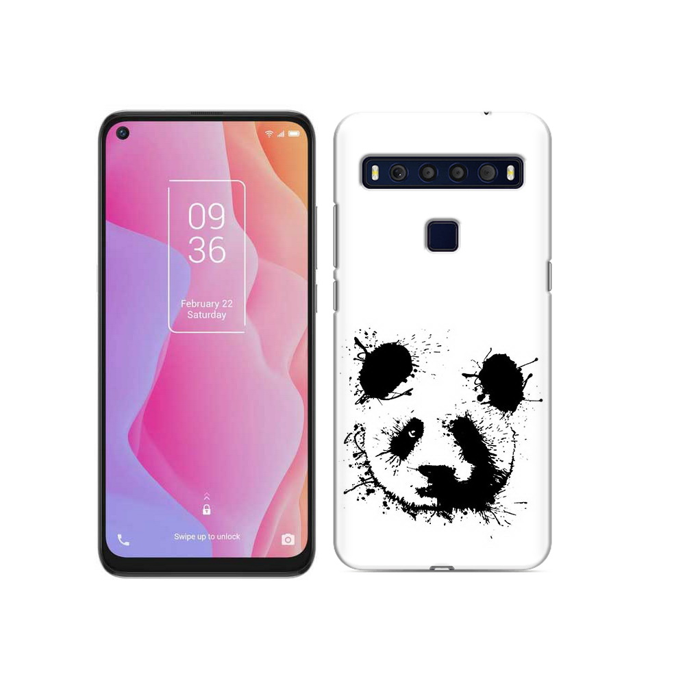 Чехол MyPads Tocco для TCL 10L клякса-панда