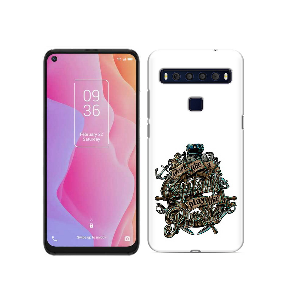 

Чехол MyPads Tocco для TCL 10L капитан пиратов, Прозрачный, Tocco