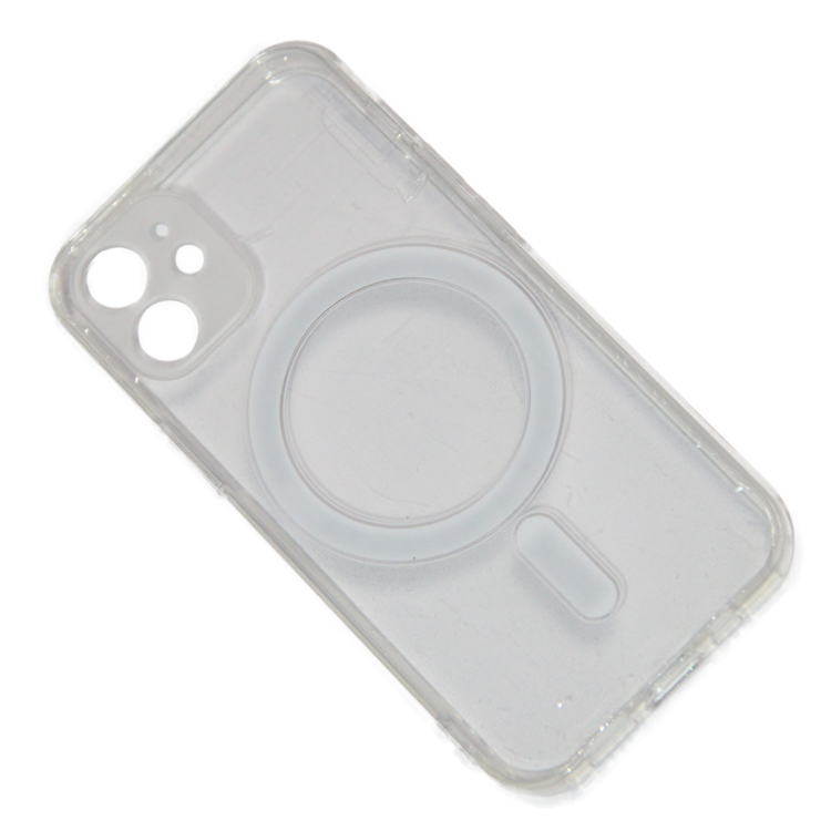 Чехол для Apple iPhone 12 mini силиконовый MagSafe <прозрачный>