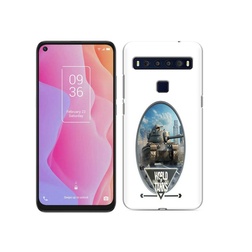 

Чехол MyPads Tocco для TCL 10L игра с танками, Прозрачный, Tocco