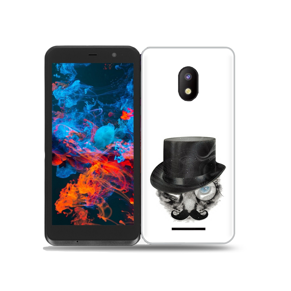 

Чехол MyPads Tocco для BQ 5045L Wallet интелегентный кот, Прозрачный, Tocco