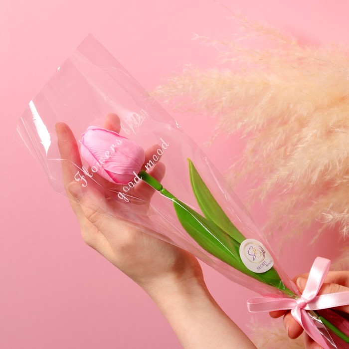 Мыльный тюльпан SECRET BEAUTY розовый