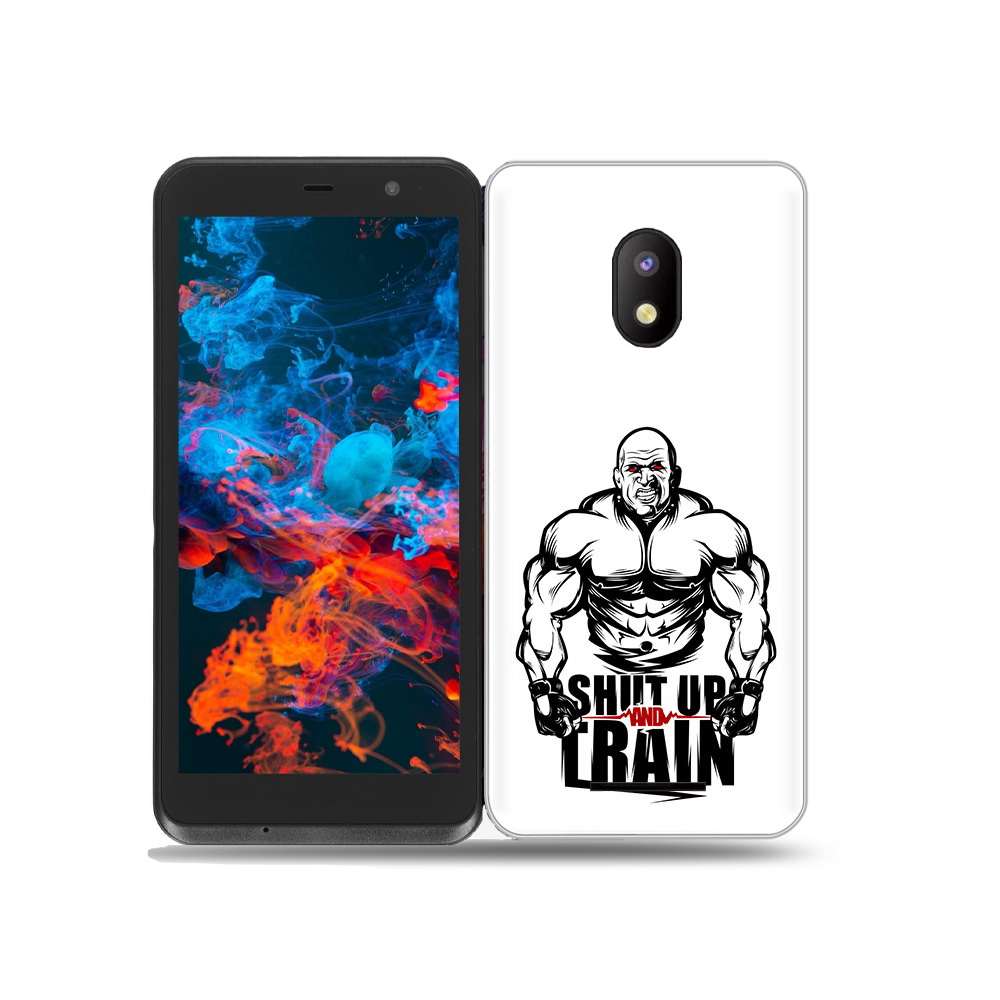 

Чехол MyPads Tocco для BQ 5045L Wallet здоровое тело, Прозрачный, Tocco