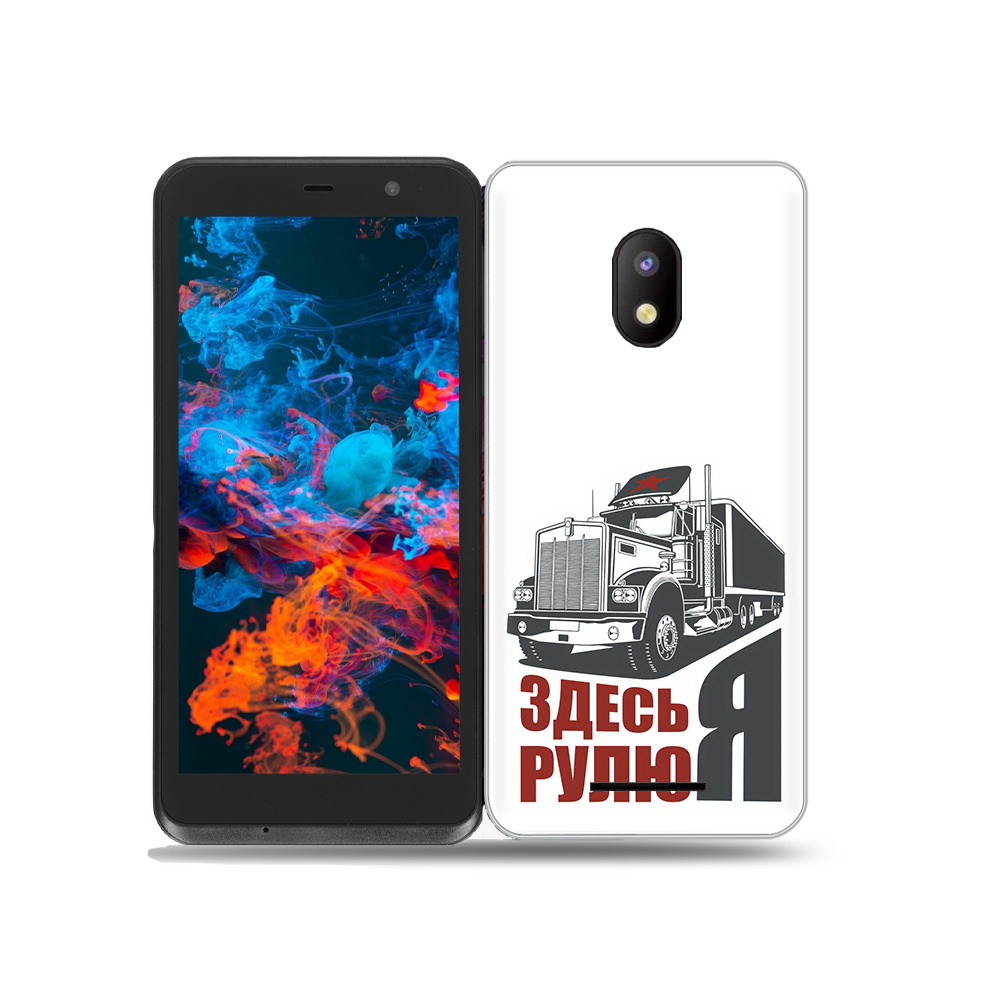 

Чехол MyPads Tocco для BQ 5045L Wallet здесь я рулю, Прозрачный, Tocco