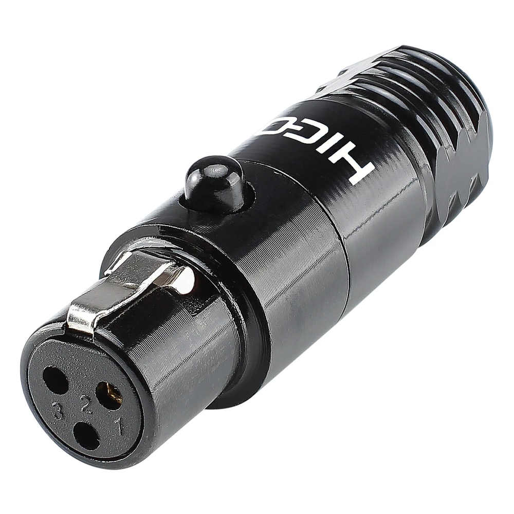 

Разъем mini XLR (Mама) HIC-ON HI-XMCF3, Черный