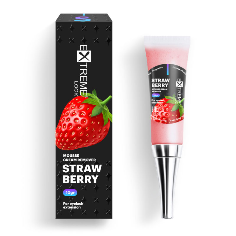 

Ремувер крем-мусс в тубе "Sweet strawberry" 10gr Extreme Look
