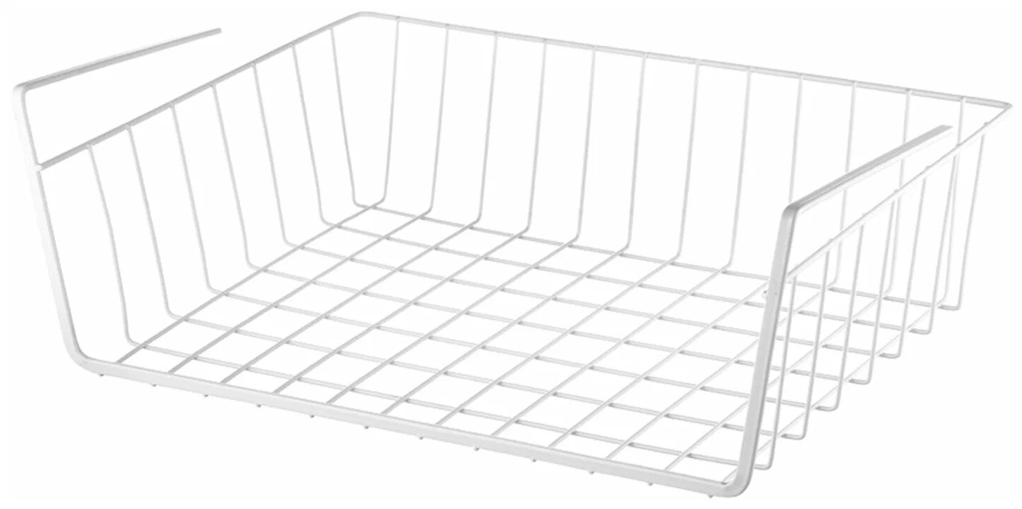 

Корзина подвесная (органайзер) металлическая для шкафов и полок 40x24x13,5 см LAIMA HOME