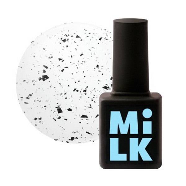 фото Топ для гель-лака milkgel dalmatian art effect matte, 9 мл