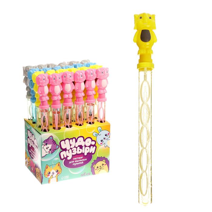 

Мыльные пузыри Funny Toys Слон, в ассортименте, 120 мл