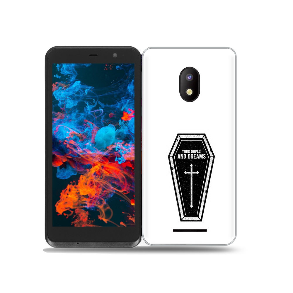

Чехол MyPads Tocco для BQ 5045L Wallet гроб с мечтами, Прозрачный, Tocco