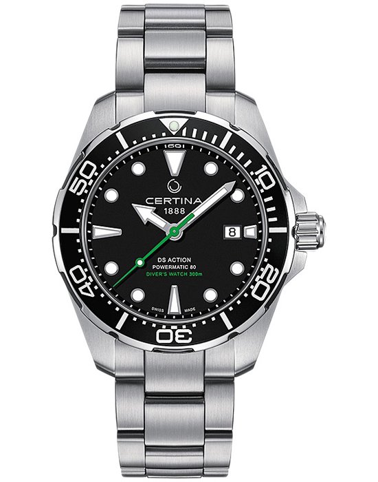 

Наручные часы мужские CERTINA DS Action Diver Powermatic серебристые, DS Action Diver Powermatic