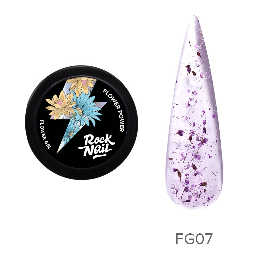 

Гель для наращивания RockNail Flower Power №07 Flowerbomb, 10 мл
