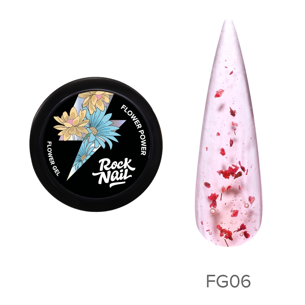 

Гель для наращивания RockNail Flower Power №06 Petals And Spikes, 10 мл