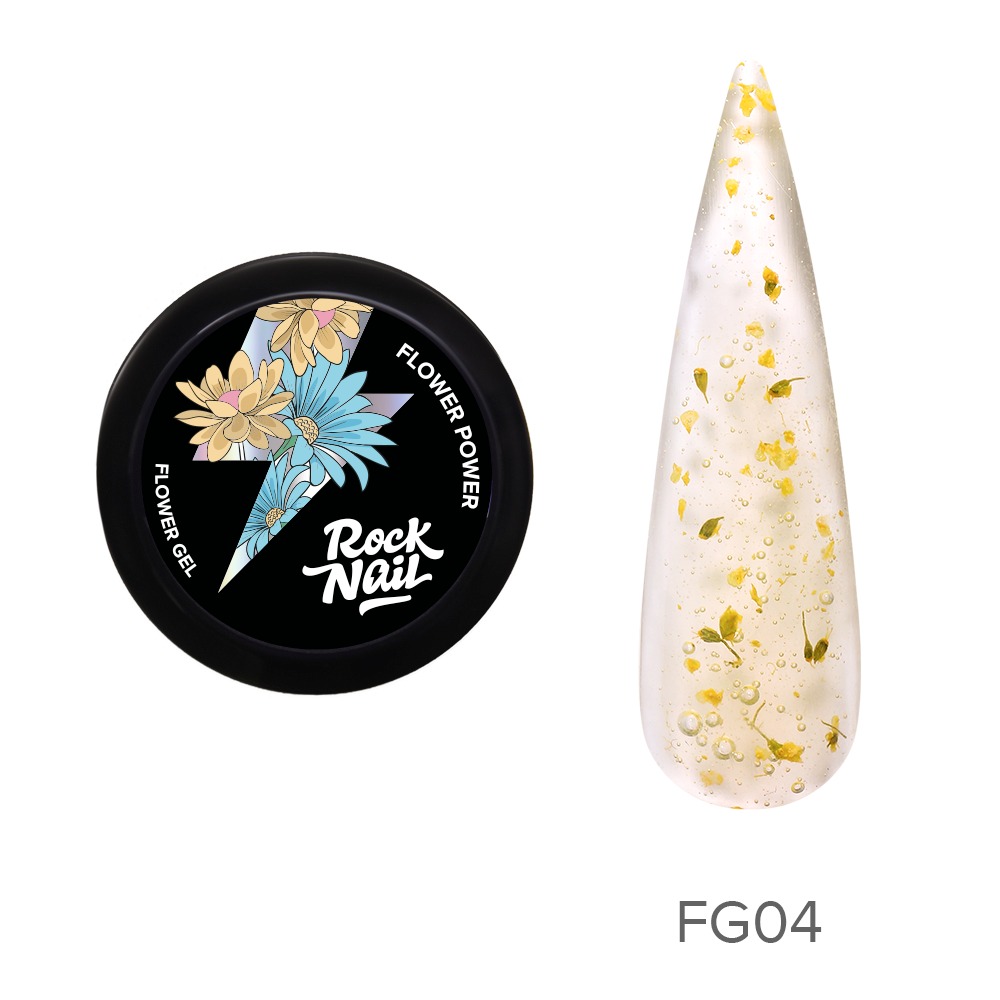 

Гель для наращивания RockNail Flower Power №04 Lilies For Myself, 10 мл