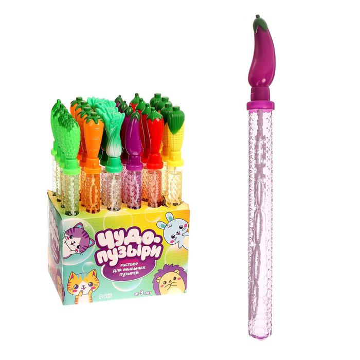 

Мыльные пузыри Funny Toys Овощи, в ассортименте, 130 мл