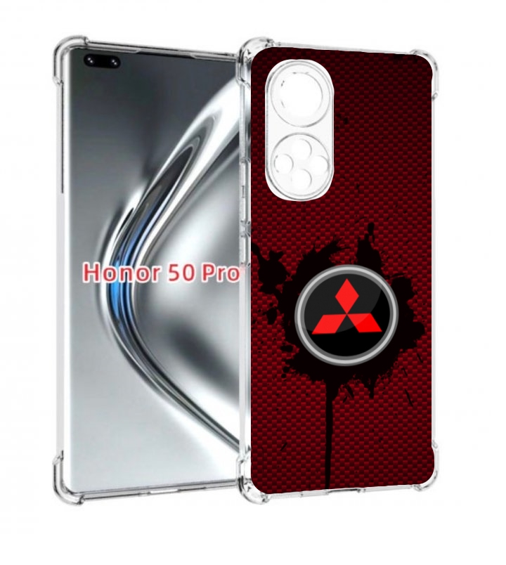 

Чехол бампер MyPads мицубиси mitsubishi 2 для Honor 50 Pr, Прозрачный, Tocco